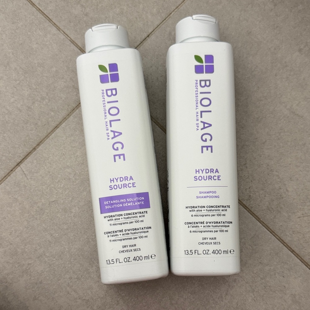 Biolage Hydra Source Shampoo and Conditioner Set bundle 400ml each